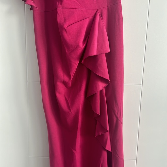 WOOSEA Pink High Neck Sleeveless Long Dress - Picture 5 of 5